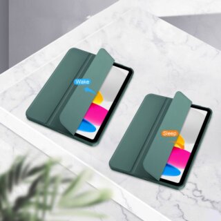 iKi Smartcase Pencil iPad 11" A16 (2025) / 10,9" (2022) kinyitható tok ceruzatartóval - zöld