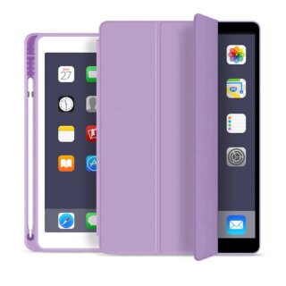 iKi Smartcase Pencil iPad Air 11" M3/M2 (2025/2024) / 10,9" 5 / 4 (2022/2020) kinyitható tok - lila