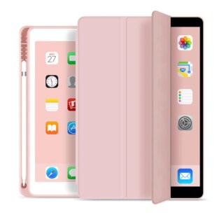 iKi Smartcase Pencil iPad Air 11" M3/M2 (2025/2024) / 10,9" 5 / 4 (2022/2020) kinyitható tok - rózsaszín