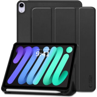 iKi SmartCase Pen iPad mini 7 (2024) / 6 (2021) 8,3” kinyitható tok ceruzatartóval - fekete