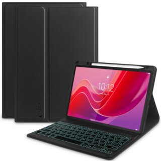 iKi Smartcase Pencil Lenovo Tab M11 11” TB-330 kinyitható tok + billentyűzet (Angol) - fekete