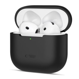 iKi Silicone Apple AirPods 4 szilikon tok - fekete
