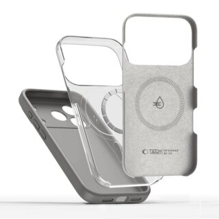 iKi Silicone MagSafe iPhone 17 Pro Max szilikon hátlap tok - szürke