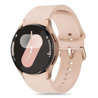 iKi Silicone Samsung Galaxy Watch 4 / 5 / 5 Pro / 6 / 7 / FE szilikon szíj - rózsaszín
