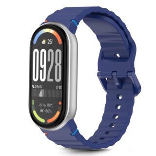 iKi Silicone Sport Xiaomi Smart Band 8 / 9 / 10 / NFC szilikon szíj - zöld