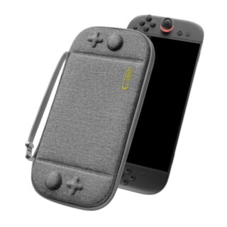 iKi Slim Pouch Nintendo Switch 2 kemény tok - szürke