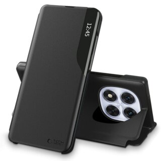 iKi Smart View Xiaomi Redmi Note 14 Pro 5G / Poco X7 5G kinyitható bőr tok - fekete