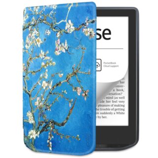 iKi Smartcase Pocketbook Verse / Verse Pro kinyitható tok - virág