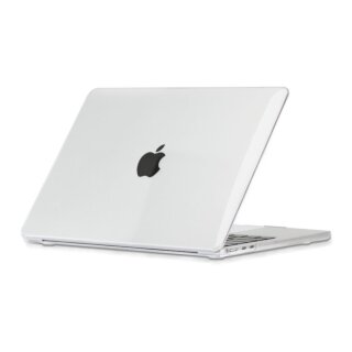 iKi Smartshell MacBook Air 13" M4/M3/M2 (2025/2024/2022) kemény tok - fényes átlátszó