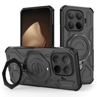 iKi Tacticstand MagSafe Xiaomi 15T Pro kemény hátlap tok + kitámasztó - matt fekete