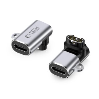 iKi Ultraboost USB-C - Garmin Watch okosóra töltő adapter - szürke