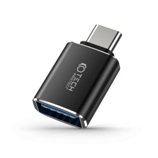 iKi Ultraboost USB-C - USB-A OTG adapter - fekete