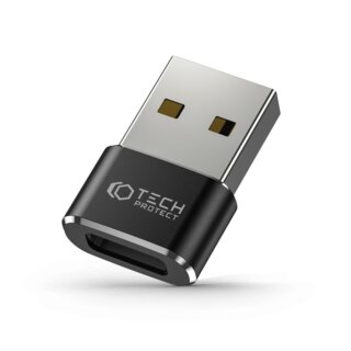 iKi Ultraboost USB-A - USB-C adapter - fekete