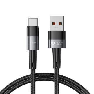 iKi Ultraboost USB-C - USB-A 66W/6A kábel - 100cm