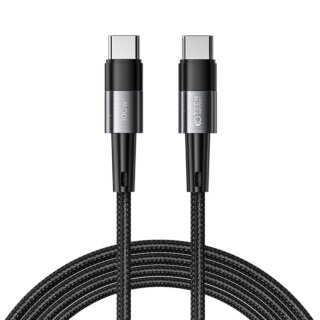 iKi Ultraboost USB-C - USB-C kábel PD100W 5A 2m - fekete