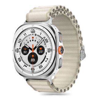 iKi Wave Pro Samsung Galaxy Watch Ultra 47mm textil szíj - fehér