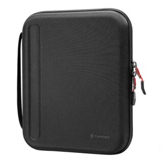 Tomtoc FancyCase-B06 iPad 12,9" ütésálló kemény becsúsztathatós tok - fekete