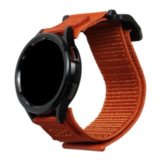 UAG Active Samsung Galaxy Watch 4 / 4 Classic / 5 / 5 Pro / 6 / 6 Classic szövet szíj (20mm széles) - narancssárga - M/L