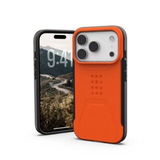 UAG Civilian Magsafe iPhone 17 Pro Max ütésálló kemény hátlap tok - narancssárga
