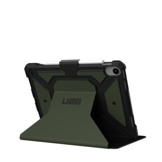 UAG Metropolis SE iPad 11" A16 (2025) / 10,9" (2022)) kinyitható ütésálló tok - olajzöld