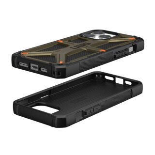 UAG Monarch iPhone 15 Pro Max ütésálló hátlap tok - kevlar zöld