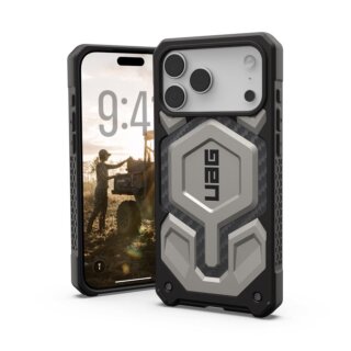 UAG Monarch Pro MagSafe iPhone 17 Pro Max ütésálló kemény hátlap tok - titán