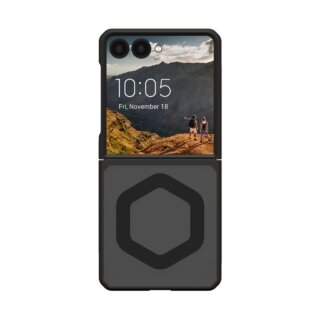 UAG Mouve Magnet MagSafe Samsung Z Flip 7 ütésálló kemény hátlap tok - matt fekete