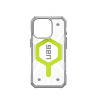 UAG Pathfinder Clear Magsafe iPhone 16 Pro ütésálló kemény hátlap tok - sárga/átlátszó
