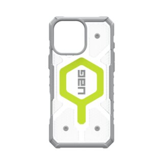 UAG Pathfinder Clear Magsafe iPhone 16 Pro Max ütésálló kemény hátlap tok - sárga/átlátszó