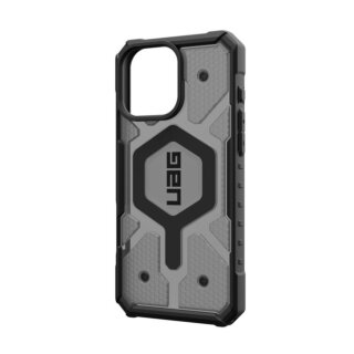 UAG Pathfinder Clear Magsafe iPhone 16 Pro Max ütésálló kemény hátlap tok - szürke/fekete