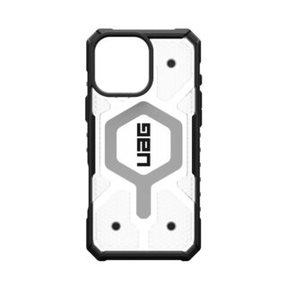 UAG Pathfinder Clear Magsafe iPhone 16 Pro Max ütésálló kemény hátlap tok - fehér