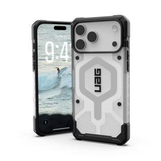 UAG Pathfinder Clear Magsafe iPhone 17 Pro Max ütésálló kemény hátlap tok - fehér