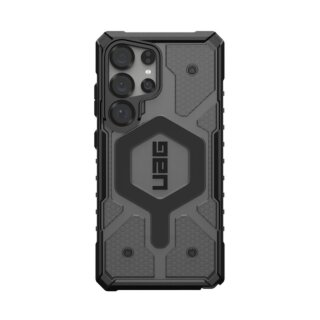 UAG Pathfinder Clear Magsafe Samsung Galaxy S25 Ultra ütésálló kemény hátlap tok - szürke