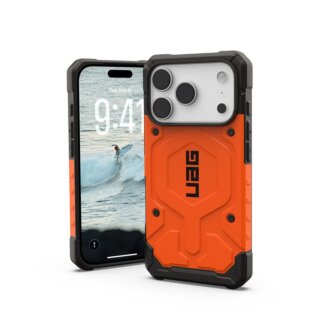 UAG Pathfinder Magsafe iPhone 17 Pro Max ütésálló kemény hátlap tok - narancssárga/fekete