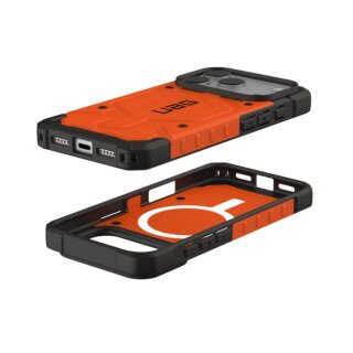 UAG Pathfinder Magsafe iPhone 17 Pro Max ütésálló kemény hátlap tok - narancssárga/fekete