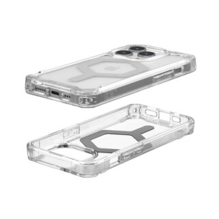 UAG Plyo MagSafe iPhone 15 Pro ütésálló hátlap tok - átlátszó/ ezüst