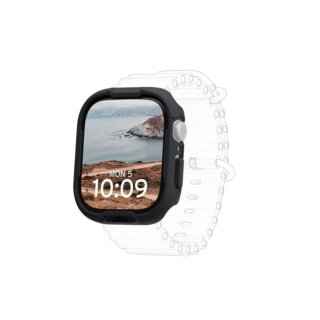 UAG Scout Apple Watch 46mm ütésálló kemény bumper tok - fekete