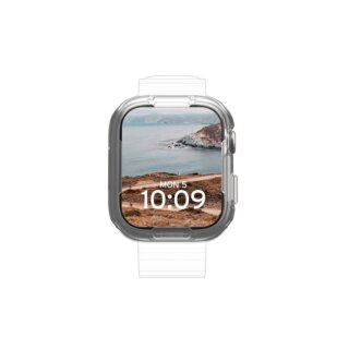 UAG Scout Apple Watch 45mm ütésálló kemény bumper tok - átlátszó