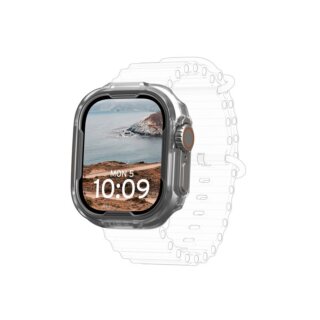 UAG Scout Apple Watch Ultra 49mm ütésálló kemény bumper tok - átlátszó
