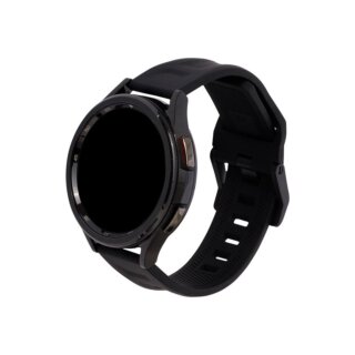 UAG Scout Samsung Galaxy Watch 4 / 4 Classic / 5 / 5 Pro / 6 / 6 Classic szilikon szíj (20mm széles) szilikon szíj - fekete M/L