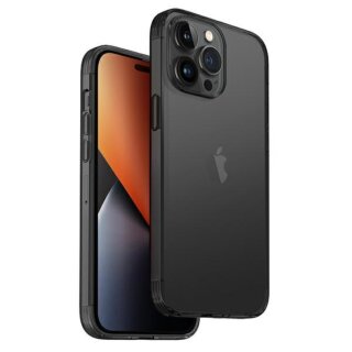Uniq Air Fender iPhone 14 Pro ütésálló szilikon hátlap tok - szürke