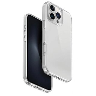 Uniq Air Fender iPhone 16 Pro Max szilikon hátlap tok - átlátszó