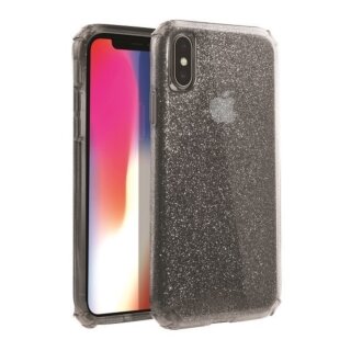 Uniq Clarion Tinsel iPhone XS Max kemény hátlap tok - fekete