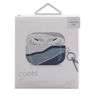 Uniq Coehl Ciel AirPods Pro kemény tok + kulcstartó - kék