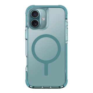 Uniq Combat MagClick MagSafe iPhone 16 Plus ütésálló szilikon hátlap tok - zöld