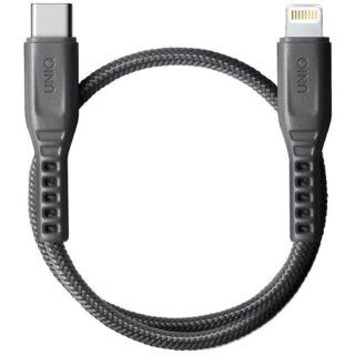 Uniq Flex Lightning - USB-C kábel 18W - 30cm - szürke