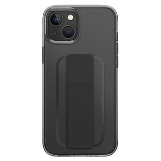 Uniq Heldro Mount iPhone 14 szilikon hátlap tok csuklópánttal - fekete