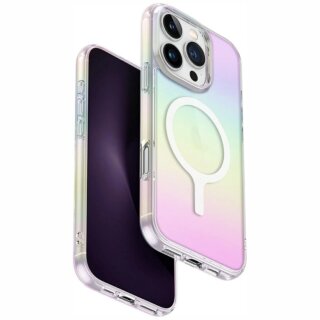 UNiq Iridescia Magclick MagSafe iPhone 16 Pro kemény hátlap tok - irrizáló