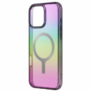 UNiq Iridescia Magclick MagSafe iPhone 16 Pro Max kemény hátlap tok - irrizáló/midnight