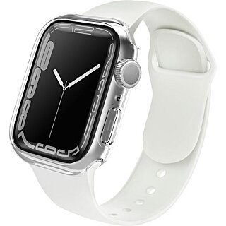 Uniq Legion Apple Watch 45mm / 44mm kemény tok kijelzővédő üveggel - átlátszó